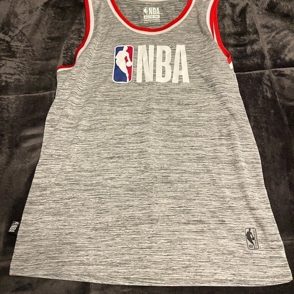 NBA Other - NBA Gray and Red Basketball Jersey